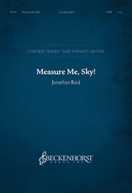 Measure Me, Sky! SATB choral sheet music cover Thumbnail